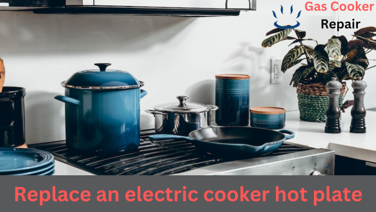 How to Replace an Electric Cooker Hot Plate